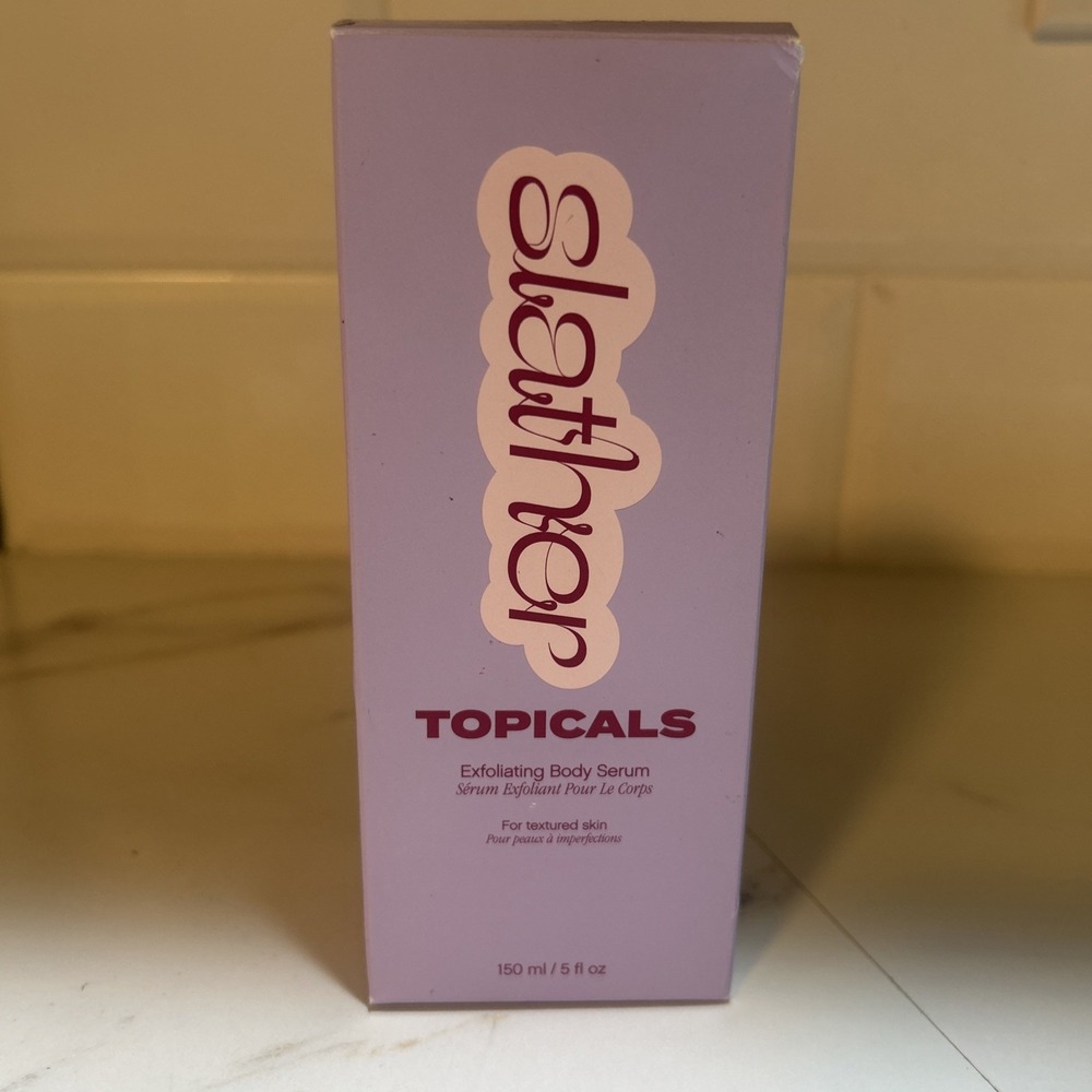 Topicals Slather Exfoliating Body Serum with Retinol and AHAs 5 oz / 150 mL NIB